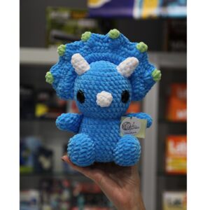 Triceratops Blue V-Tales Blue Triceratops V-Tales